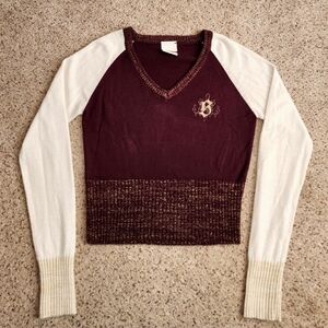 Y2k South Pole cropped long sleeve
